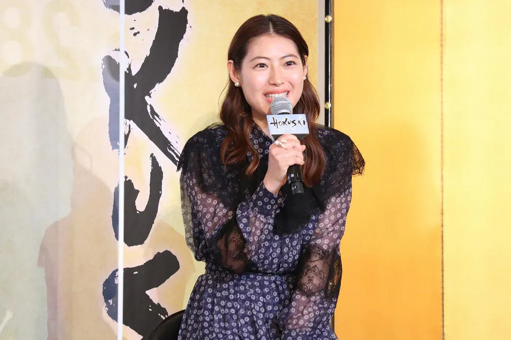 映画「HOKUSAI」公開直前ヒット祈願報告会イベントより