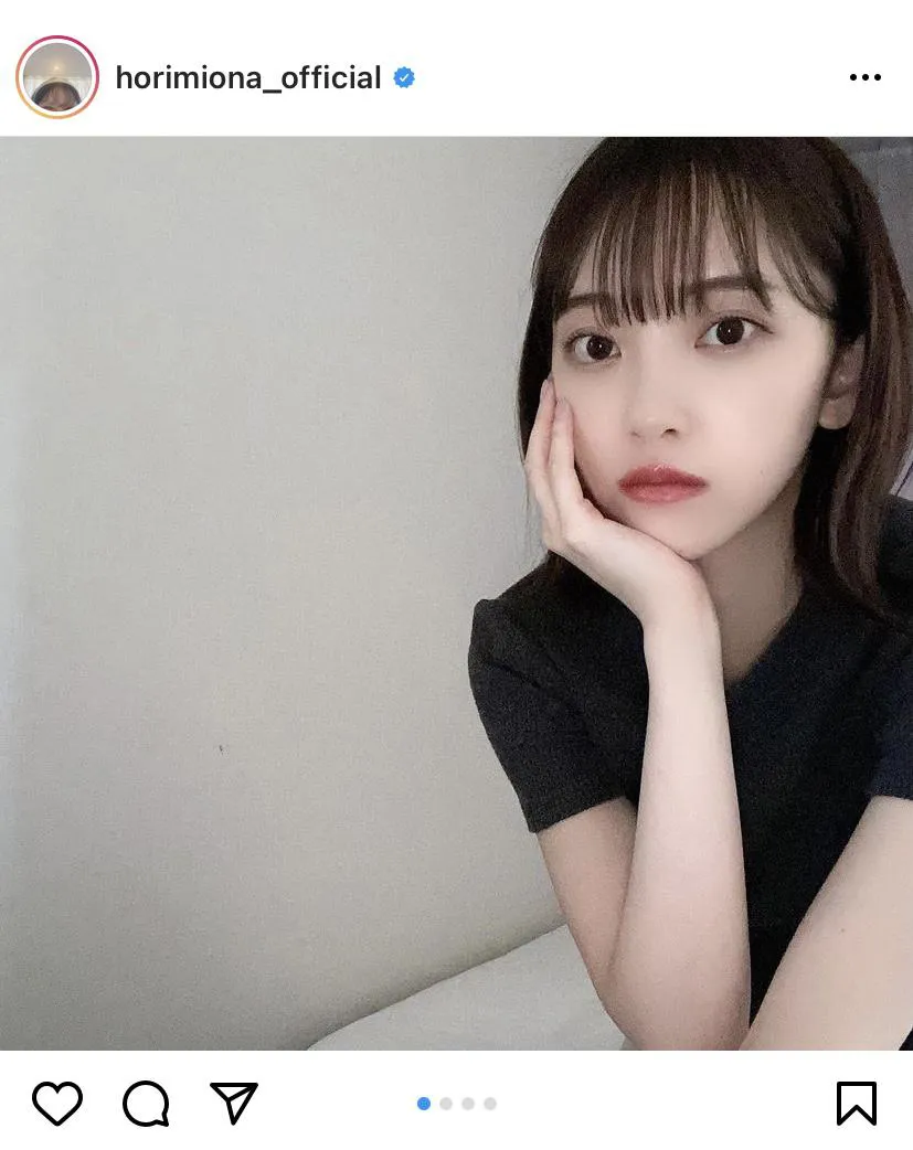 ※堀未央奈オフィシャルInstagram(horimiona_official)のスクリーンショット