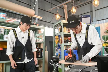 NEWS・小山慶一郎＆加藤シゲアキ、麒麟・川島明とDIYに挑戦！＜NEWSの全力!!メイキング＞