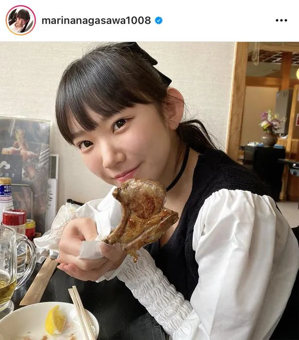 ※画像は、長澤茉里奈(marinanagasawa1008)オフィシャルInstagramのスクリーンショット