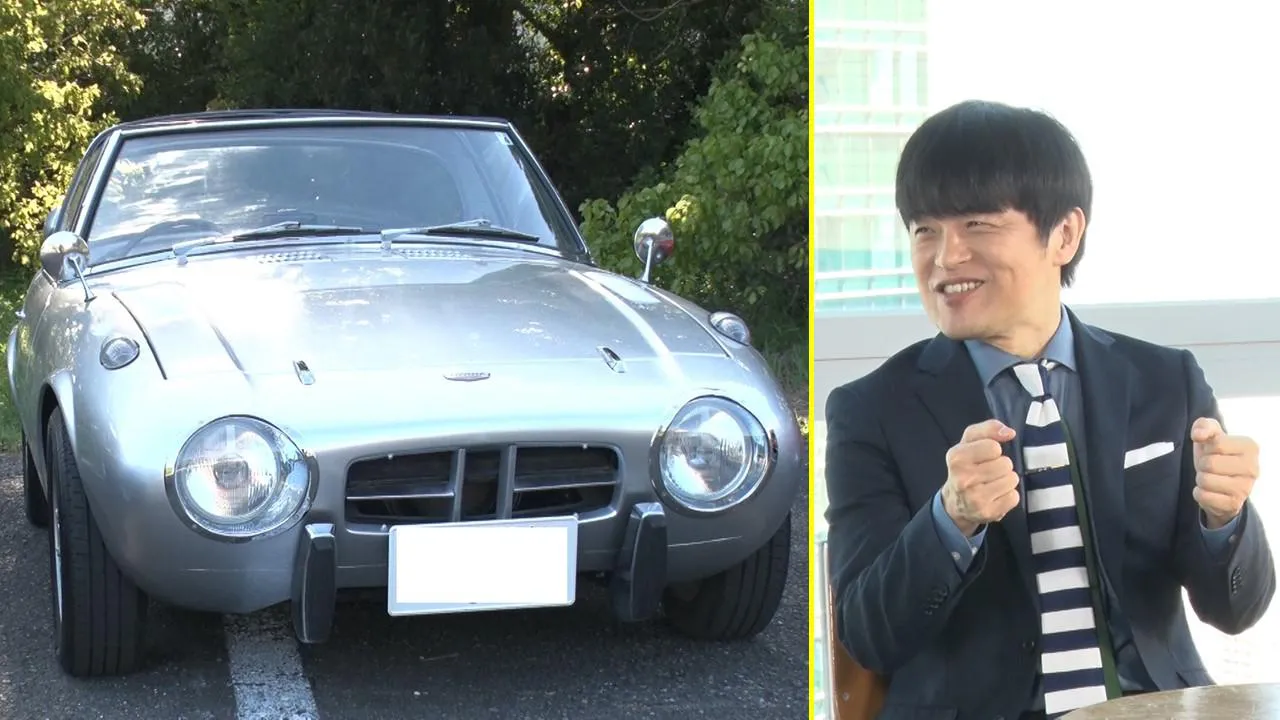【写真を見る】“昭和の名車・ネオクラシックカー”に魅了されるバカリズム