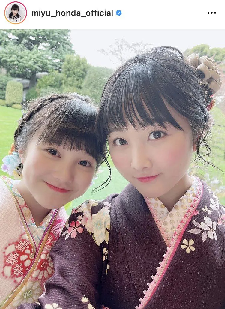 ※本田望結公式Instagram(miyu_honda_official)より