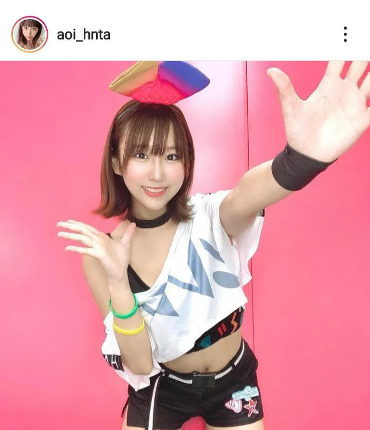 ※日向葵衣公式Instagram(aoi_hnta)スクリーンショット