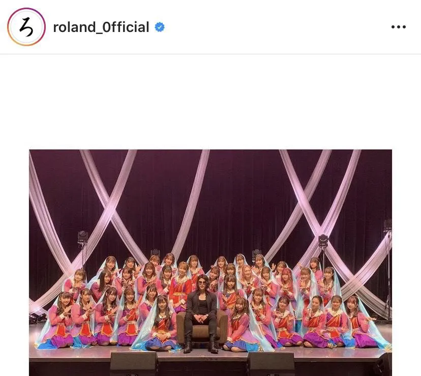 ※ROLAND公式Instagram(roland_0fficial)より