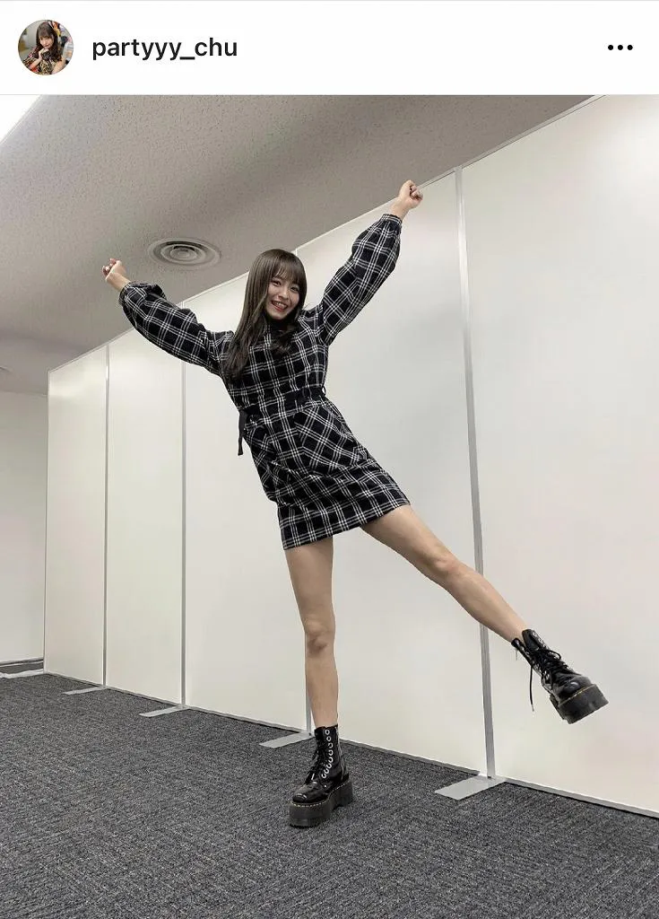 ※画像は清水里香(partyyy_chu)公式Instagramのスクリーンショット