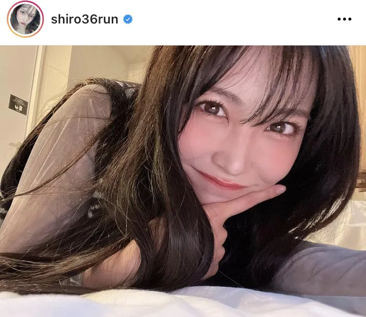 ※画像は白間美瑠公式Instagram(shiro36run)のスクリーンショット