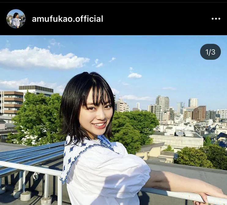 ※深尾あむオフィシャルInstagram(amufukao.official)より