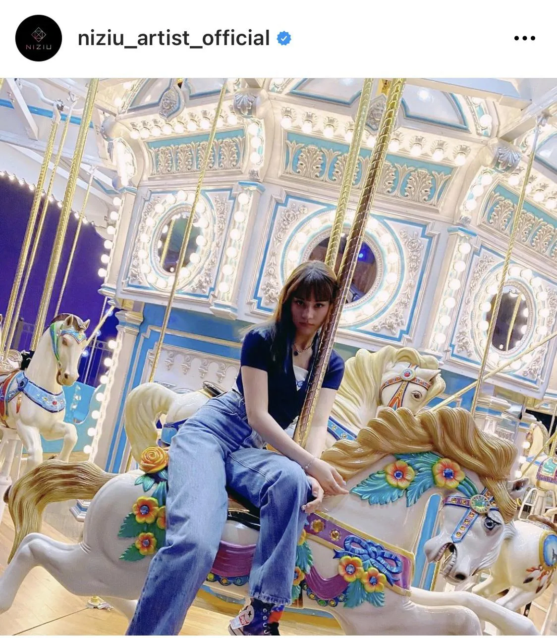 ※NiziU公式Instagram(niziu_artist_official)のスクリーンショット