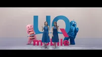 UQ mobile「スマホ＆顔のヨリ」篇TVCM