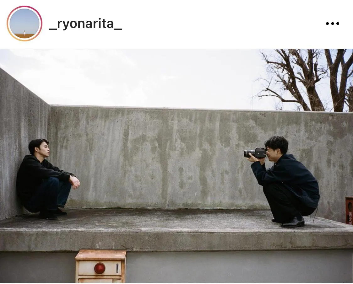 ※成田凌公式Instagram(_ryonarita_)のスクリーンショット
