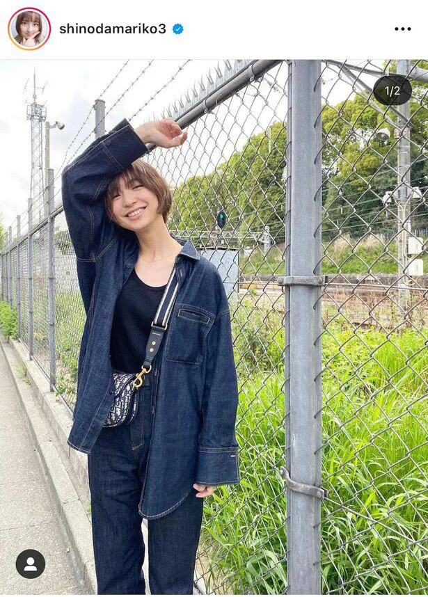 ※篠田麻里子公式Instagram(shinodamariko3)のスクリーンショット