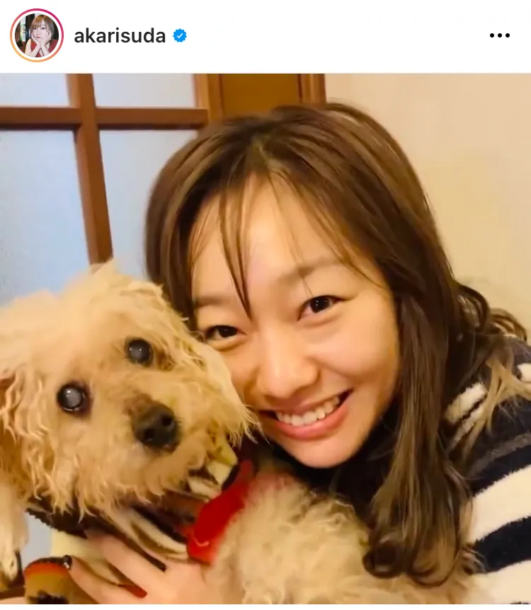 ※須田亜香里公式Instagram(akarisuda)のスクリーンショット