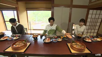 豚一家、山口県の特産車エビを堪能! さらにABCの歌の論争が再燃<おにぎりあたためますか>