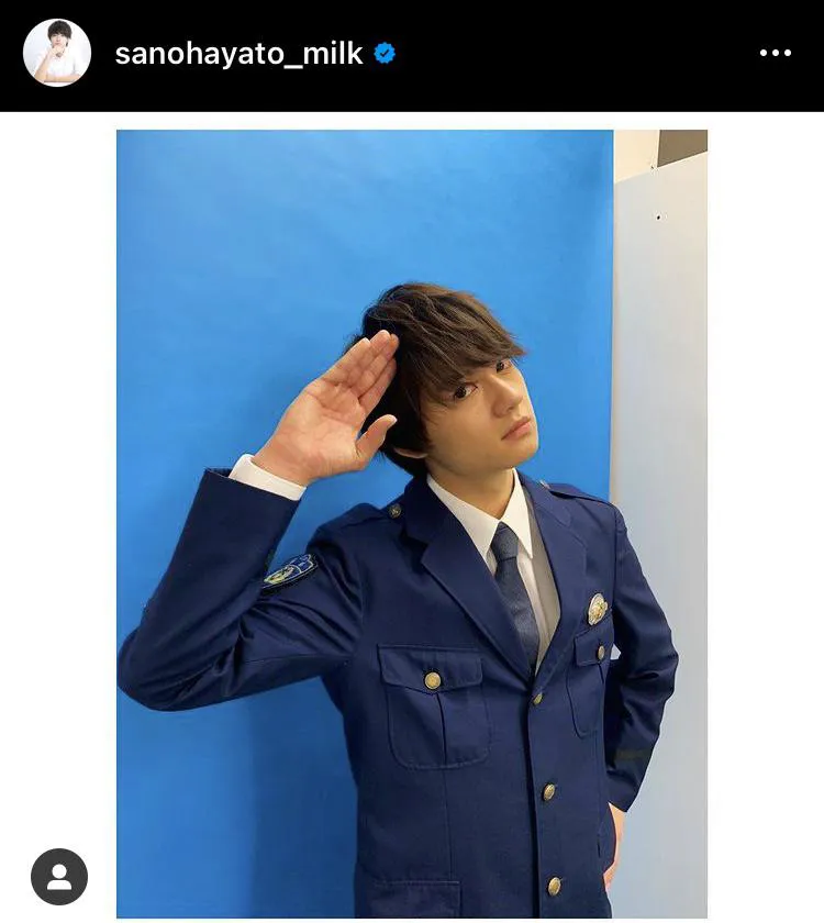 ※佐野勇斗オフィシャルInstagram(sanohayato_milk)より