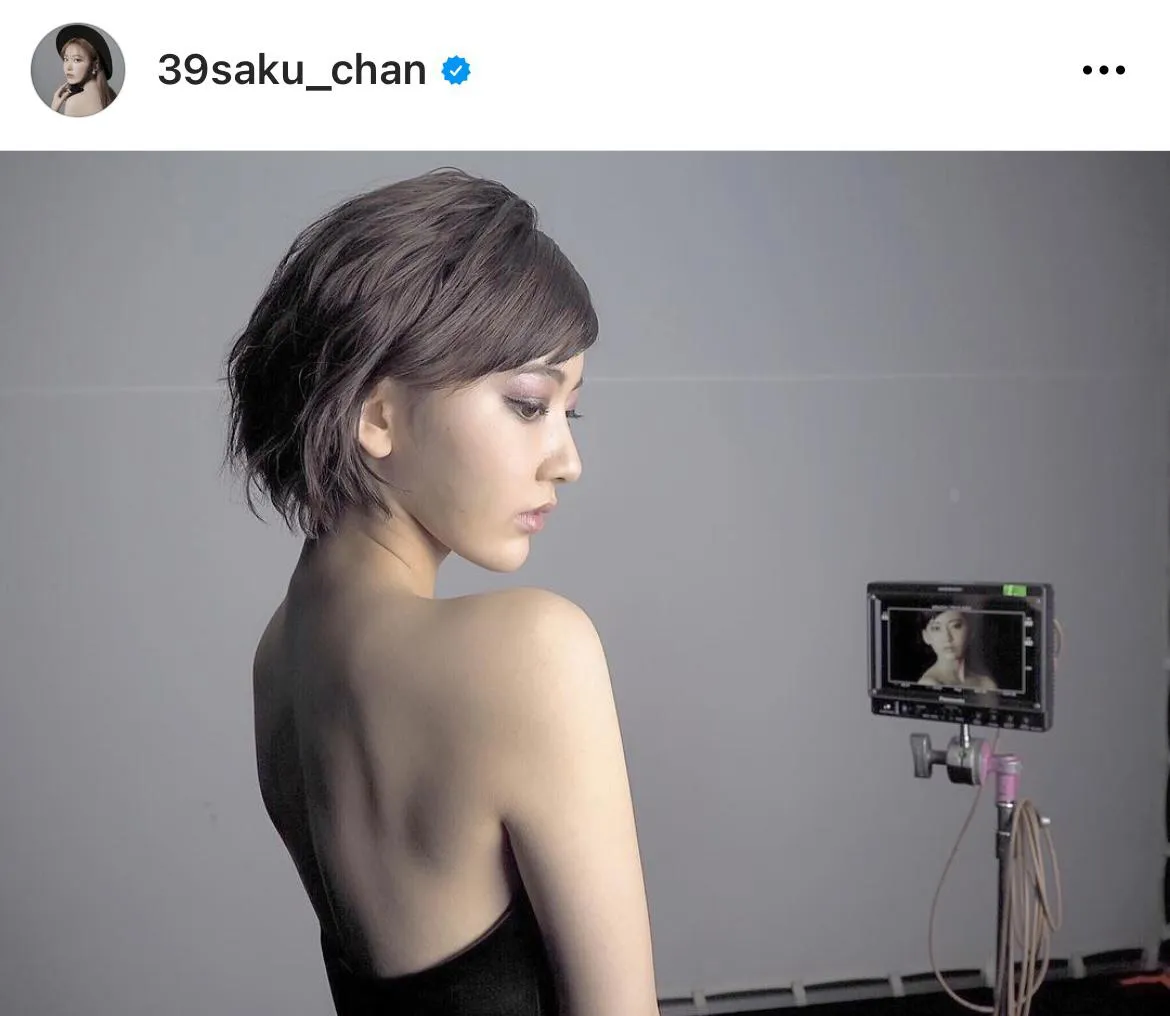 ※宮脇咲良オフィシャルInstagram(39saku_chan)より