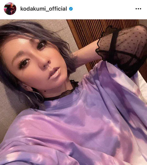 ※倖田來未公式Instagram(kodakumi_official)のスクリーンショット