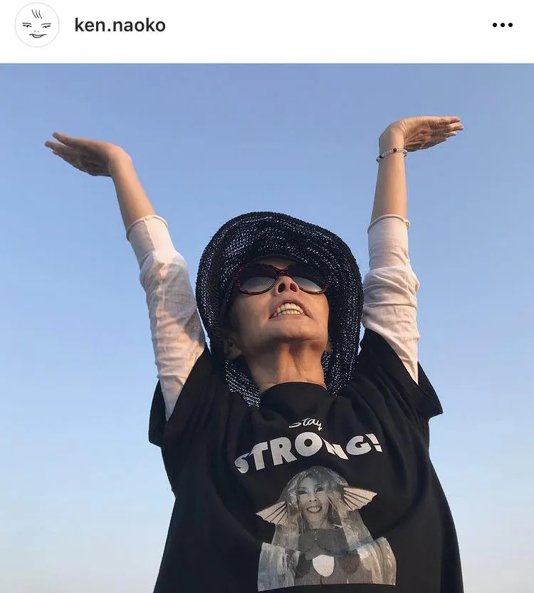 ※研ナオコ公式Instagram(ken.naoko)のスクリーンショット