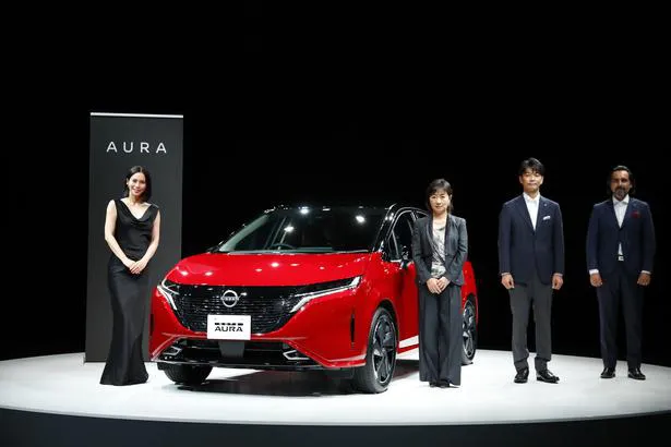 中谷美紀が日産：新型車「NOTE AURA」e-POWER 発表披露会に出席した