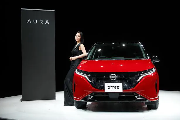 中谷美紀が日産：新型車「NOTE AURA」e-POWER 発表披露会に出席した