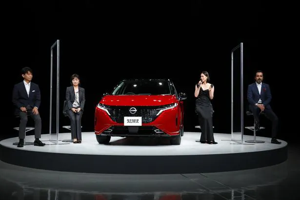 中谷美紀が日産：新型車「NOTE AURA」e-POWER 発表披露会に出席した