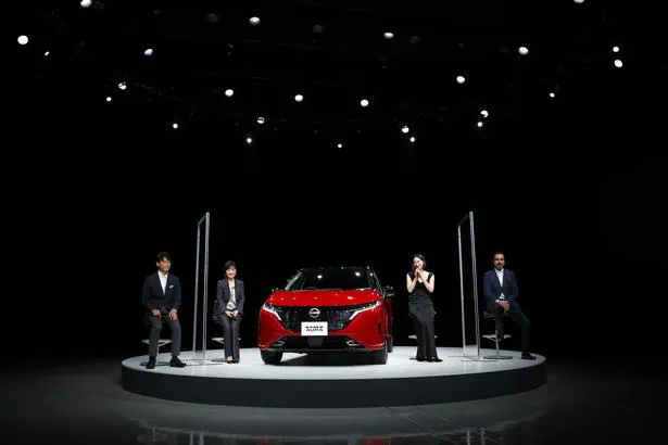 中谷美紀が日産：新型車「NOTE AURA」e-POWER 発表披露会に出席した