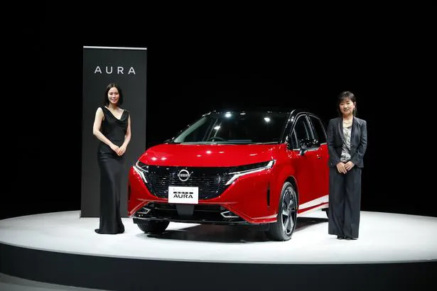 中谷美紀が日産：新型車「NOTE AURA」e-POWER 発表披露会に出席した