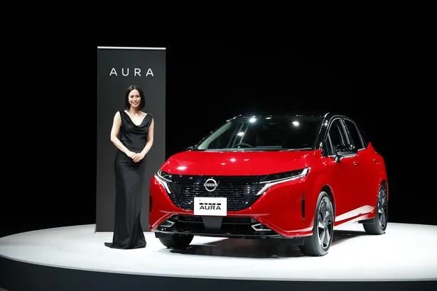 中谷美紀が日産：新型車「NOTE AURA」e-POWER 発表披露会に出席した