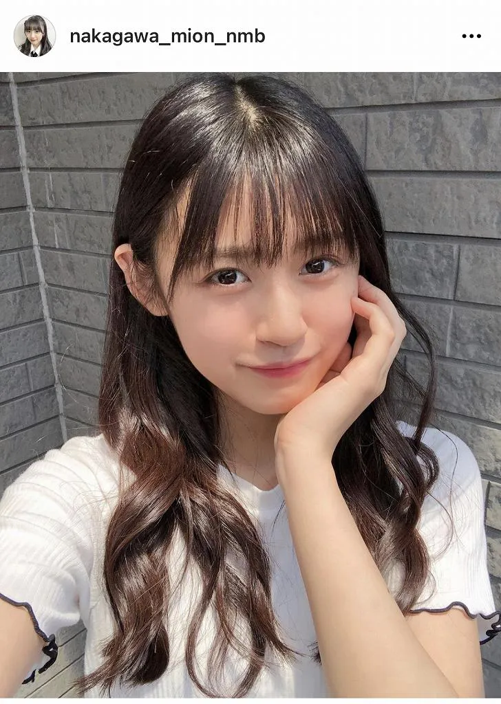 ※画像はNMB48・中川美音(nakagawa_mion_nmb)オフィシャルInstagramのスクリーンショット