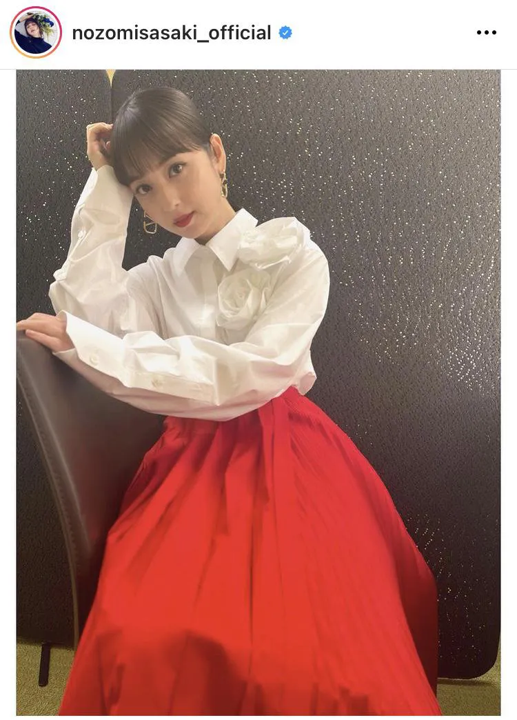 ※佐々木希公式Instagram(nozomisasaki_official)より