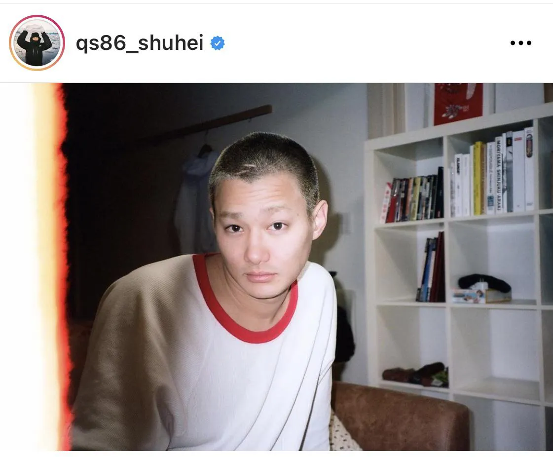 ※野村周平公式Instagram(qs86_shuhei)のスクリーンショット