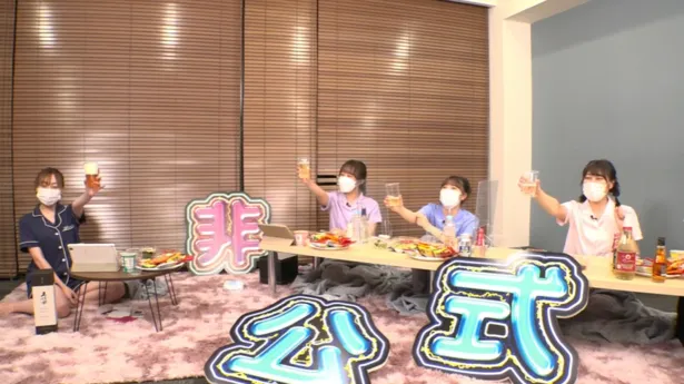 (写真左から)須田亜香里、鎌田菜月、菅原茉椰、井田玲音名がニコニコチャンネル「SKE48非公式ちゃんねる」#10に出演