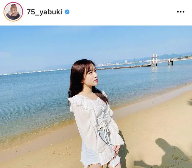 ※矢吹奈子公式Instagram(75_yabuki)より