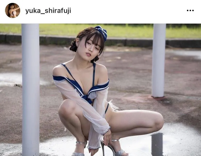 ※白藤有華公式Instagram(yuka_shirafuji)のスクリーンショット