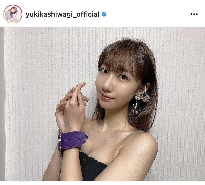 ※柏木由紀公式Instagram(yukikashiwagi_official)のスクリーンショット