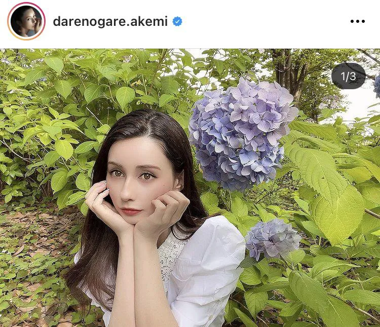 ※ダレノガレ明美オフィシャルInstagram(darenogare.akemi)のスクリーンショット