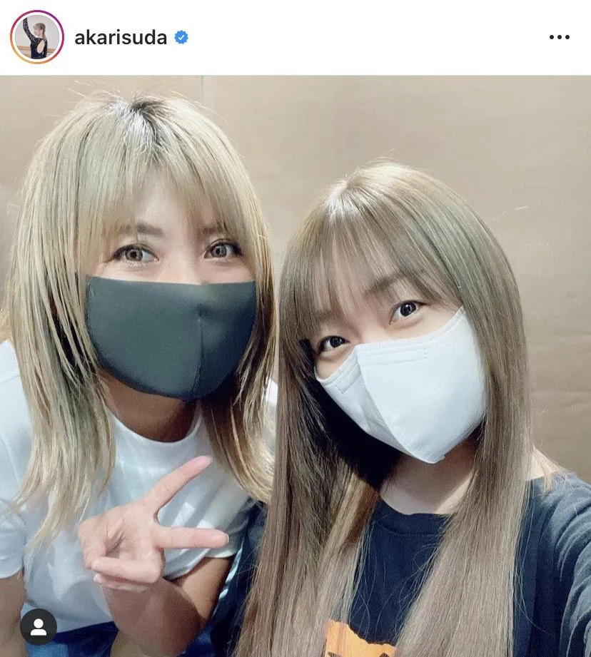 ※須田亜香里公式Instagram(akarisuda)のスクリーンショット