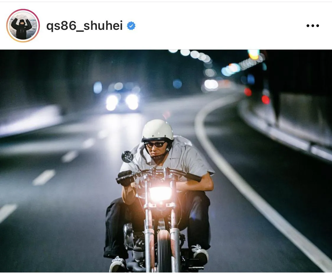 ※野村周平公式Instagram(qs86_shuhei)のスクリーンショット