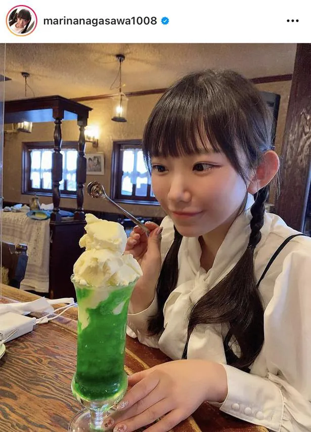 ※画像は、長澤茉里奈(marinanagasawa1008)オフィシャルInstagramのスクリーンショット