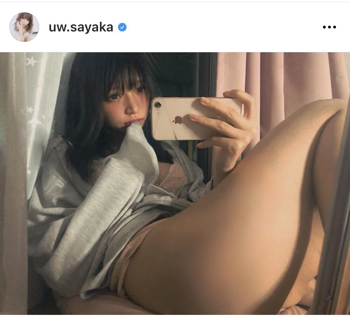 ※似鳥沙也加公式Instagram(uw.sayaka)のスクリーンショット