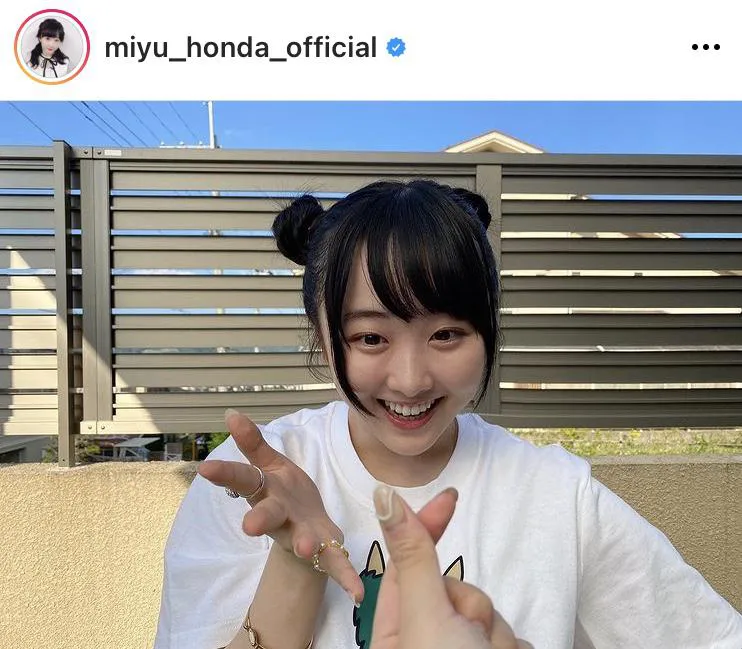 ※本田望結公式Instagram(miyu_honda_official)より