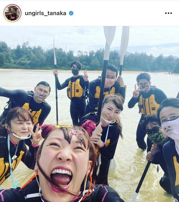 ※田中卓志公式Instagram(ungirls_tanaka)のスクリーンショット