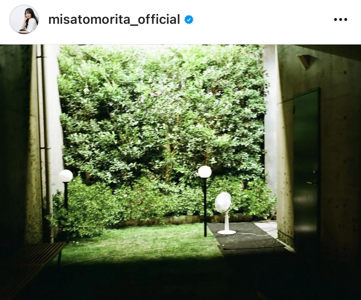 ※森田望智公式Instagram(misatomorita_official)のスクリーンショット