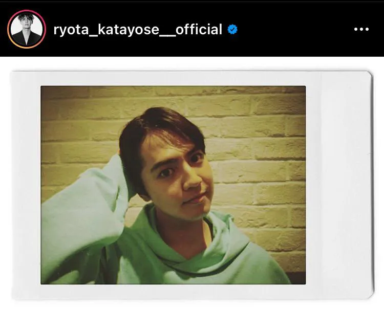 ※画像は片寄涼太(ryota_katayose__official)公式Instagramより