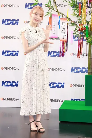 宮脇咲良、七夕の願い事は「エイム力向上」 海沼流星らとイベントに登壇