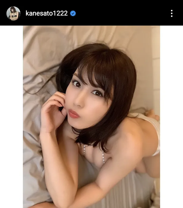 ※金子智美オフィシャルInstagram(kanesato1222)より