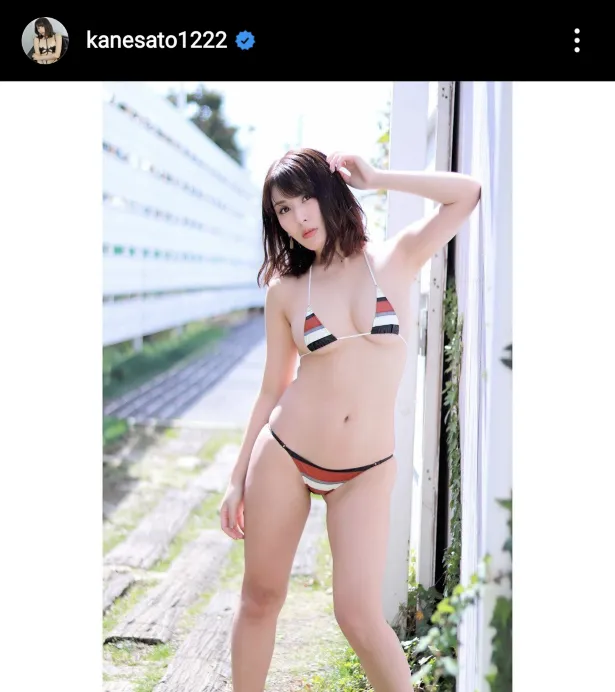 ※金子智美オフィシャルInstagram(kanesato1222)より