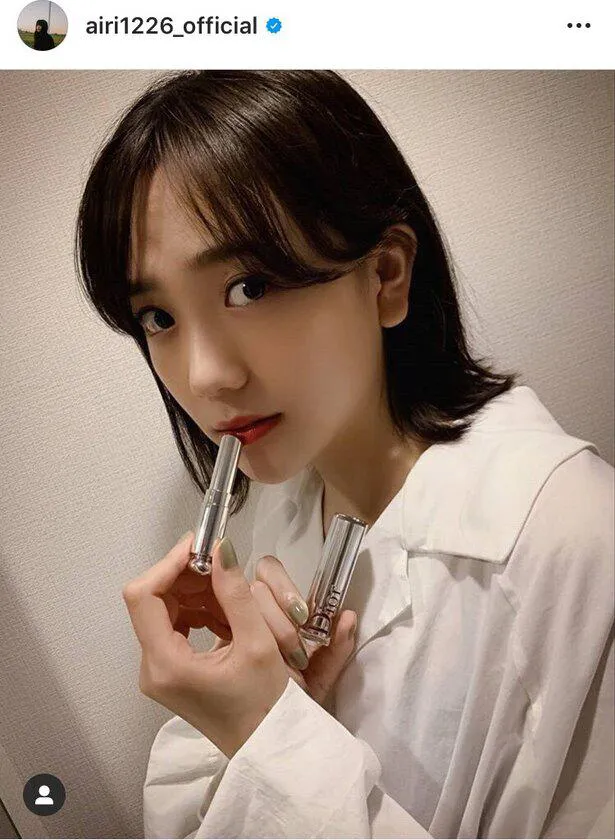 ※松井愛莉(airi1226_official)オフィシャルInstagramのスクリーンショット