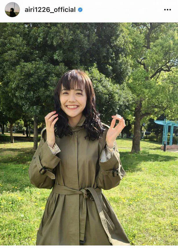 ※松井愛莉(airi1226_official)オフィシャルInstagramのスクリーンショット