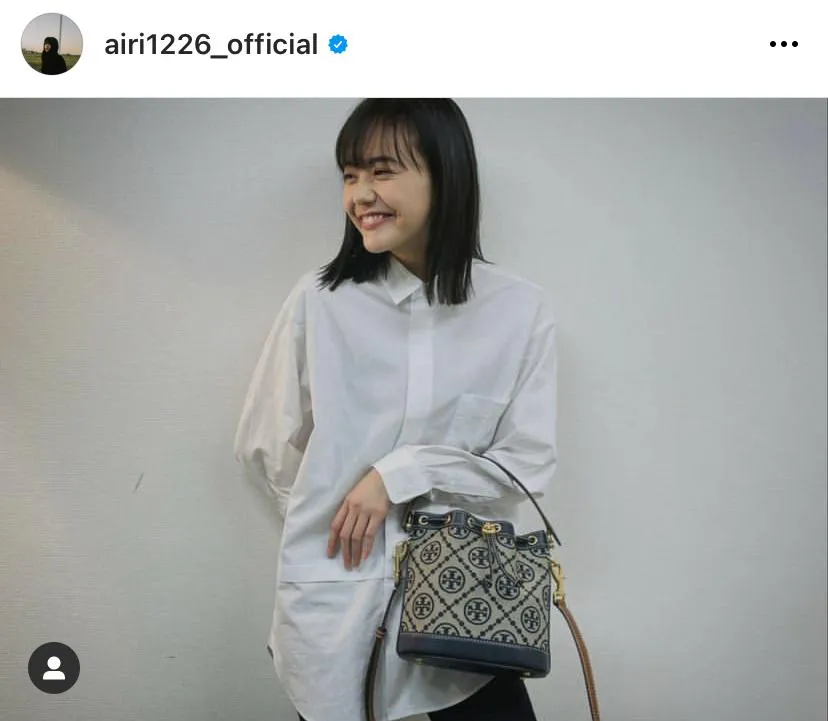 ※松井愛莉(airi1226_official)オフィシャルInstagramのスクリーンショット