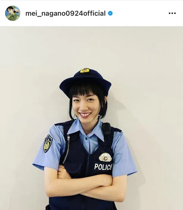 画像 永野芽郁 クシャっ とスマイルに心奪われる 可愛すぎる警官shotに 芽郁ちゃんに捕まりたい ハコヅメ 2 10 Webザテレビジョン